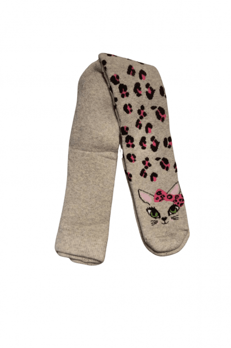 Бебешки чорапогащник момиче вата, бежов цвят