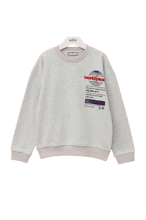 Блуза момче дълъг ръкав вата