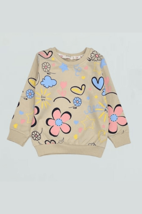 Блуза момиче дълъг ръкав