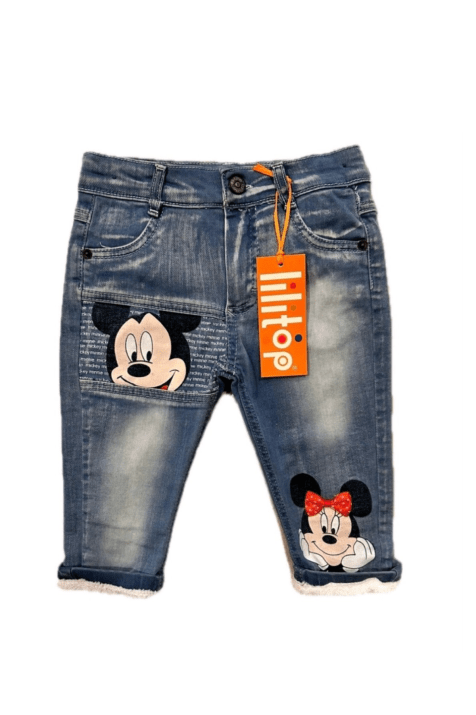 Дънки вата Мики Маус