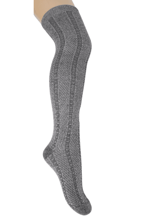 Детски чорапи момиче 7/8, сив цвят