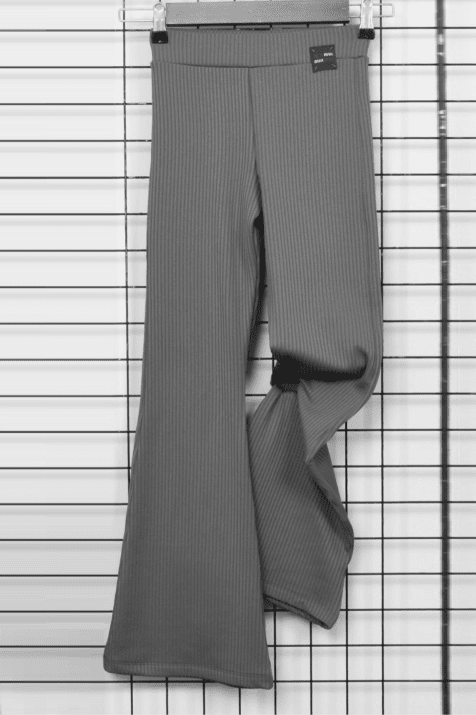 Детски спортен панталон за момиче вата, сив цвят