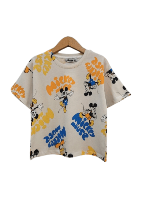 Детска тениска момче,бежов цвят