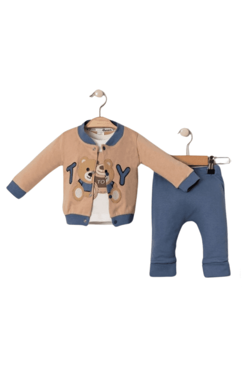 Комплект дълъг ръкав момче 3 части