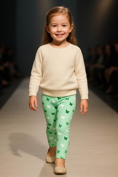 Детски клин, зелен цвят