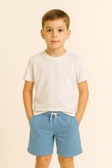 Детски къси панталони за момче,син цвят
