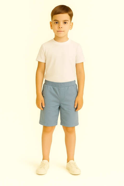 Детски къси панталонки за момче,в син цвят