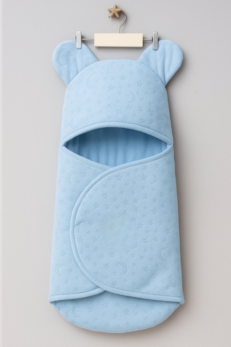 Портбебе за новородено, син цвят