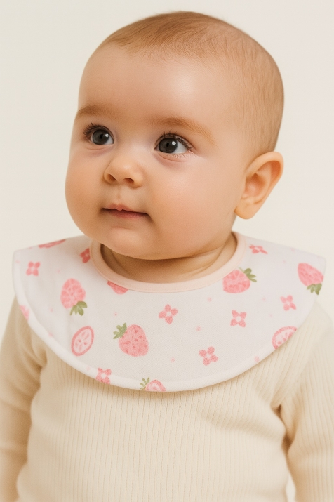 Бебешки лигавничета 2 броя в комплект, ягодки