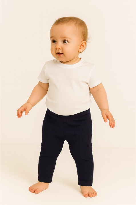 Детски рипсен клин, син цвят