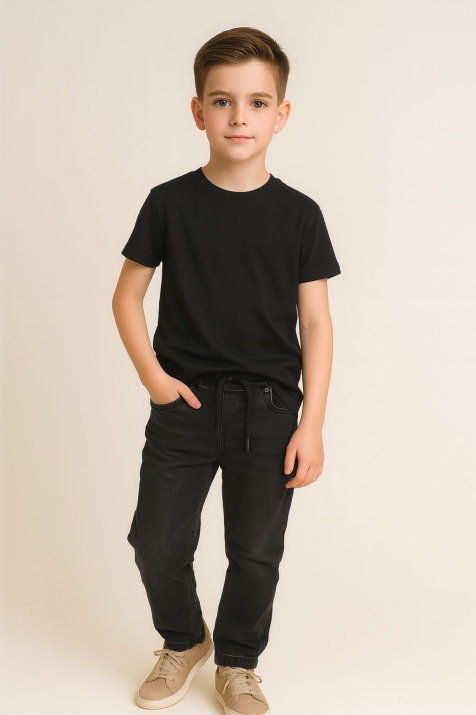 Детски дънки за момче, черенцвят