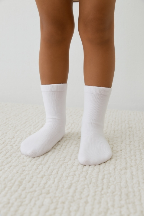 Детски чорапи, цвят екрю