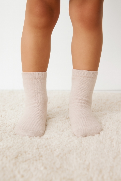 Детски чорапи, бежов цвят