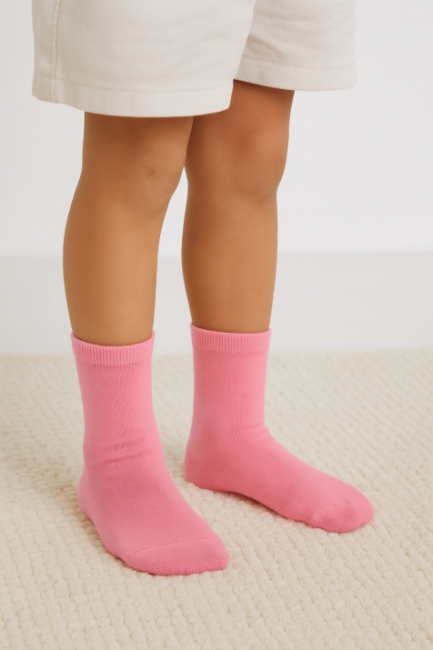 Детски чорапи момиче, розов цвят