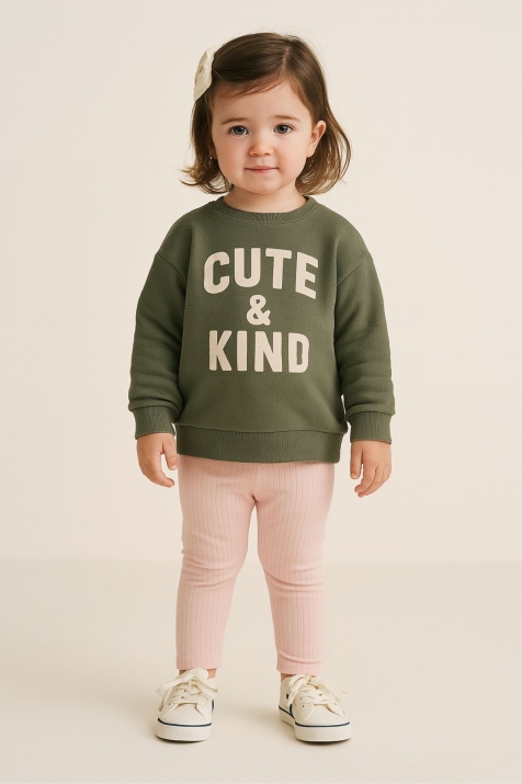 Детски клин рипс, розов цвят