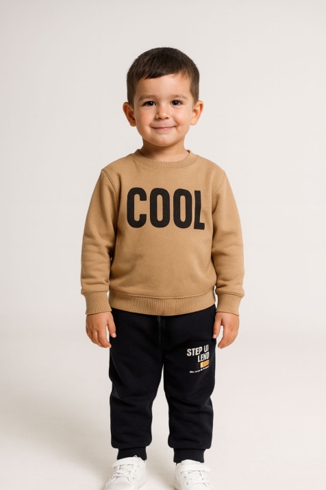 Детска долница за момче, тъмно син цвят