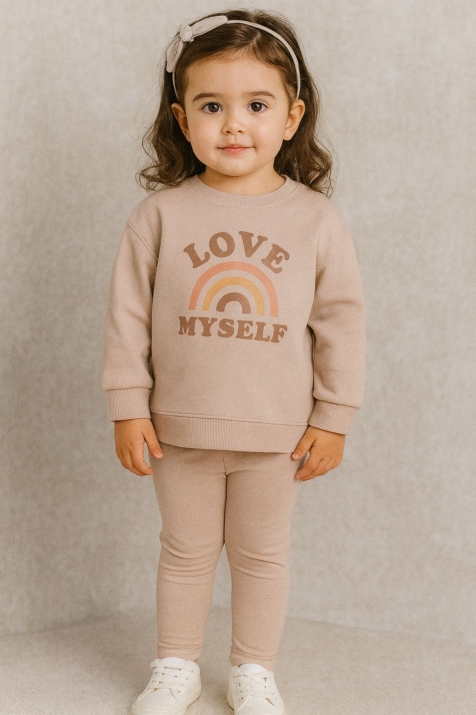 Детски клин, кафяв цвят