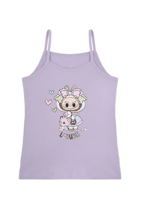 Детски потник за момиче, лилав цвят