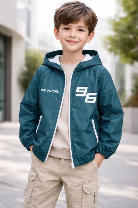 Детско яке момче, тъмно син цвят