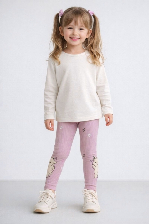 Детски клин рипс, лилав цвят