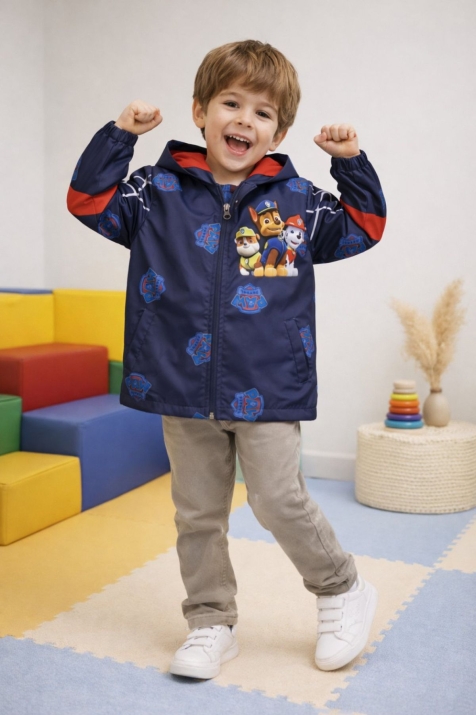 Детско яке за момче, тъмно син цвят 