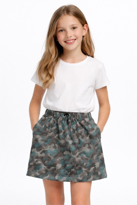 Детска пола, шарен цвят