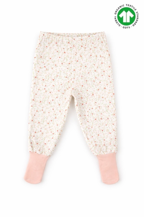 Бебешки ританки ораганичен памук за момиче, шарен цвят  