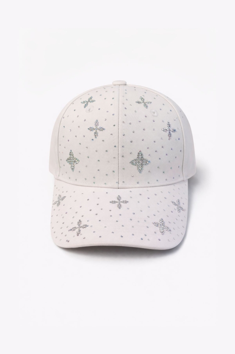 Детска шапка за момиче, светло бежов цвят