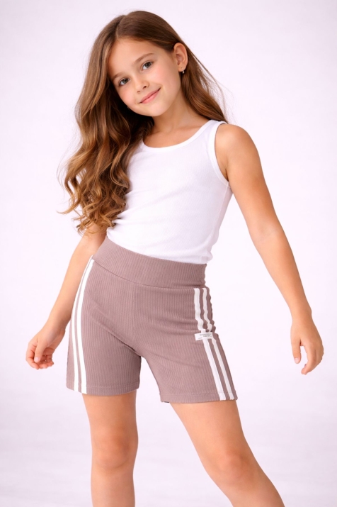 Детски клин 3/4, кафяв цвят