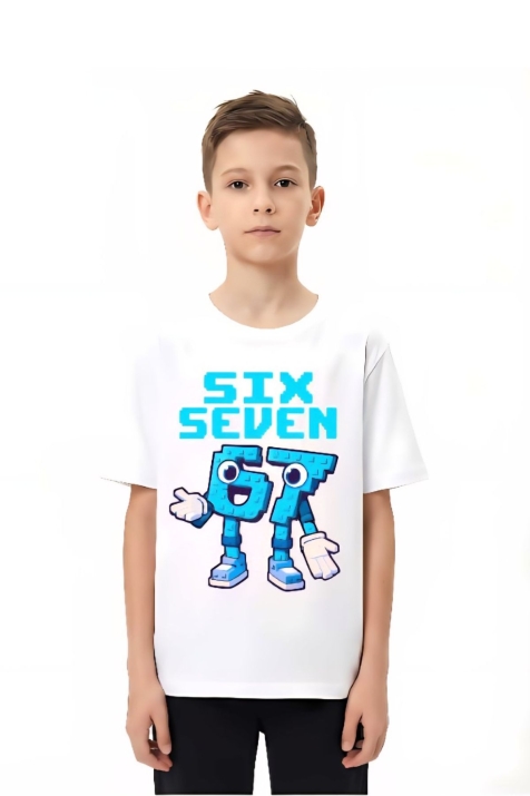 Детска тениска за момче, бял цвят  