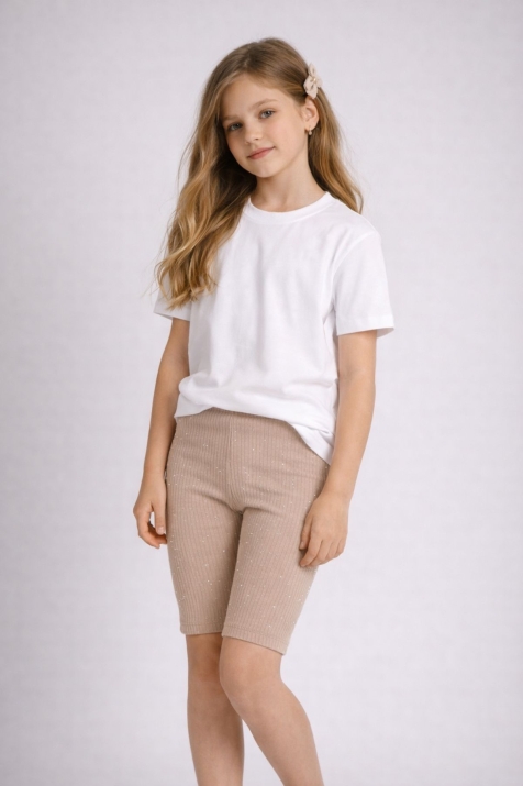 Детски клин 3/4 , бежов цвят