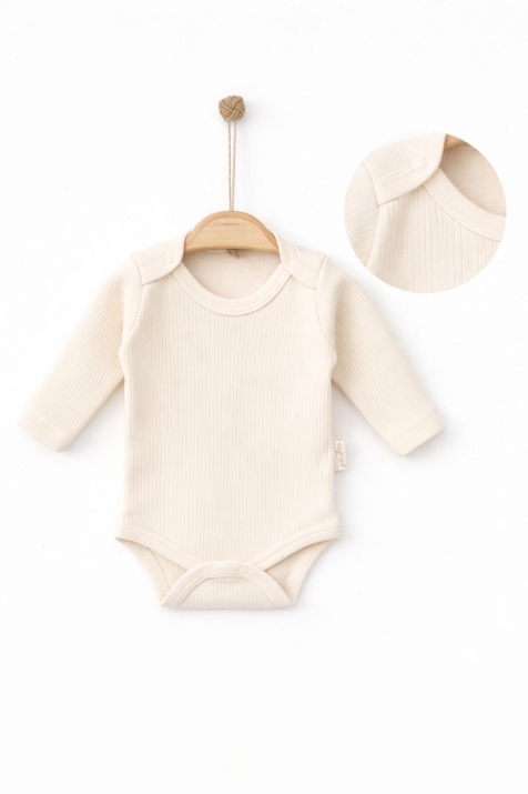 Бебешко боди рипс за момче с къс ръкав, син цвят