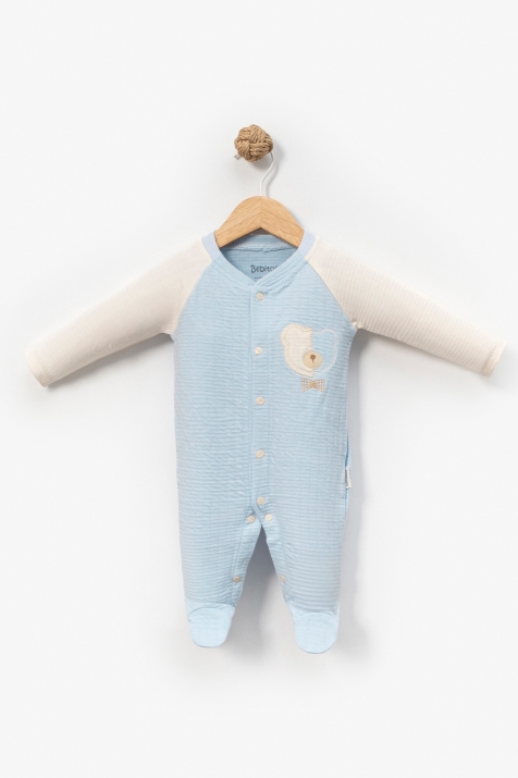 Детски гащеризон за момче, син цвят