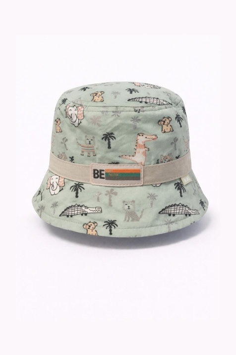 Бебешка шапка за момче, зелен цвят