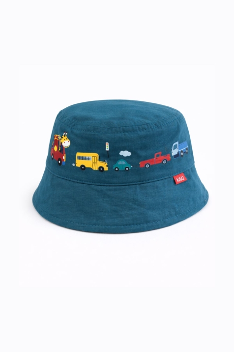 Детска шапка за момче, тъмно син цвят 