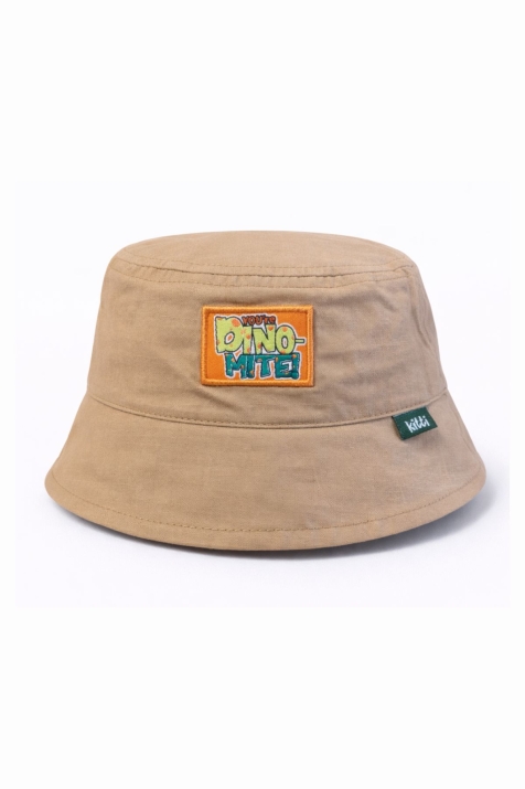 Детска шапка за момче, кафяв цвят