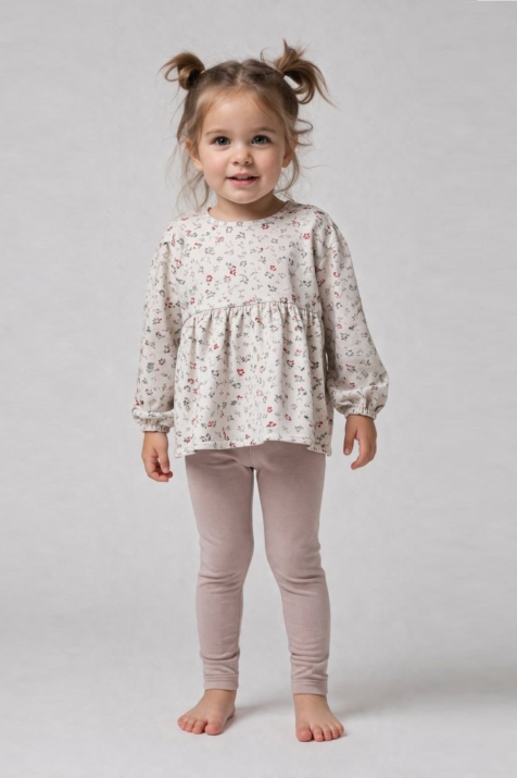 Детски клин, кафяв цвят  