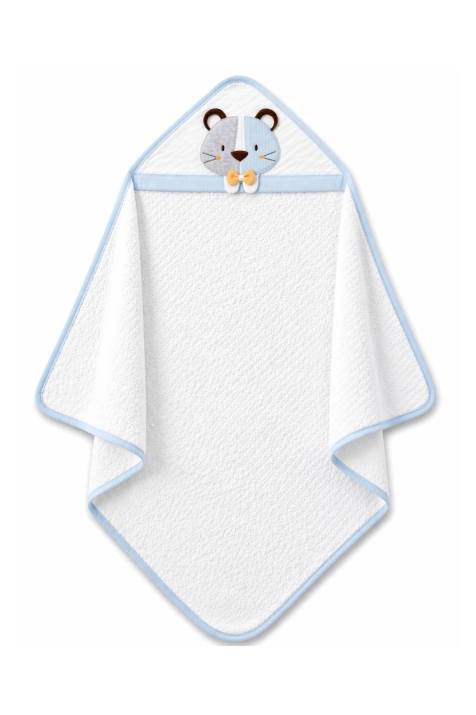 Бебешка хавлия за баня, зелен цвят