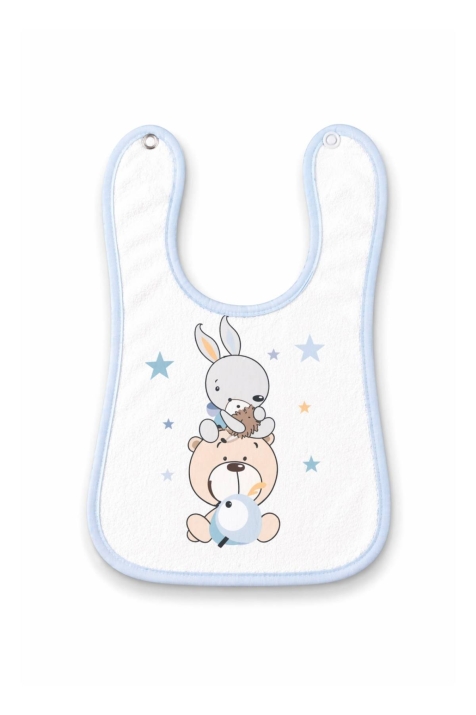 Лигавник момче, светло син цвят 