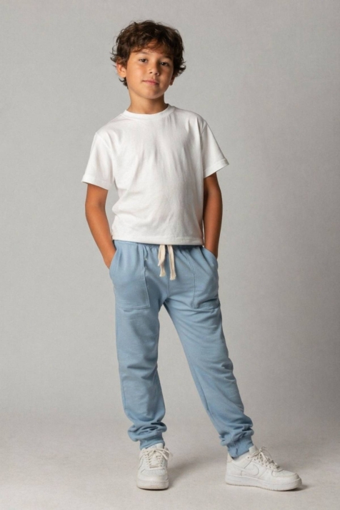 Детска долница за момче, цвят петрол