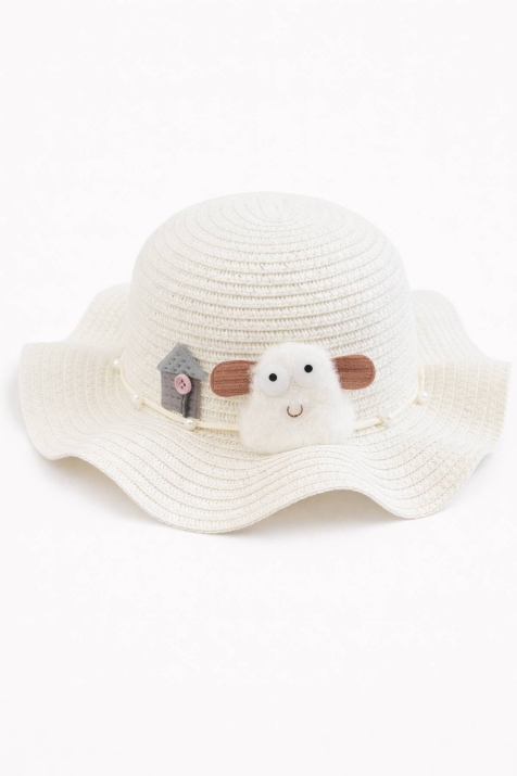 Детска капела, цвят екрю