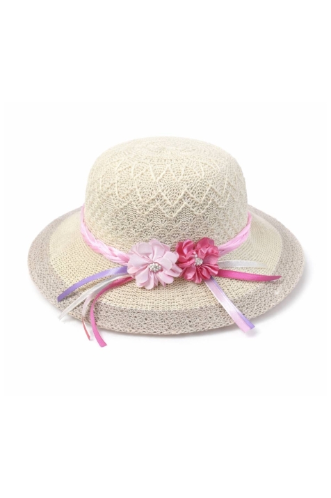 Детска капела, цвят екрю 