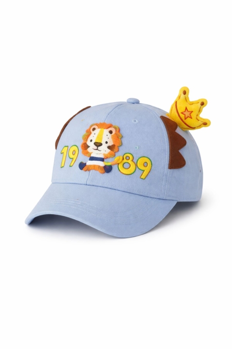 Детска шапка за момче, син цвят