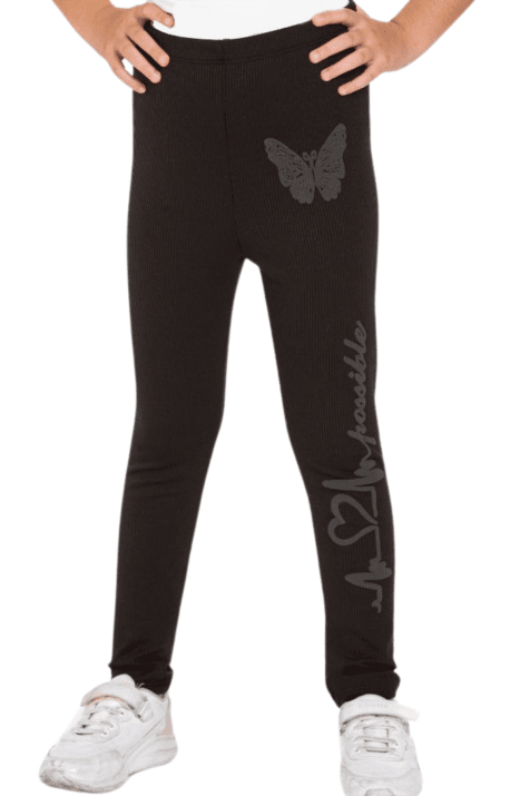 Детски клин вата, черен цвят