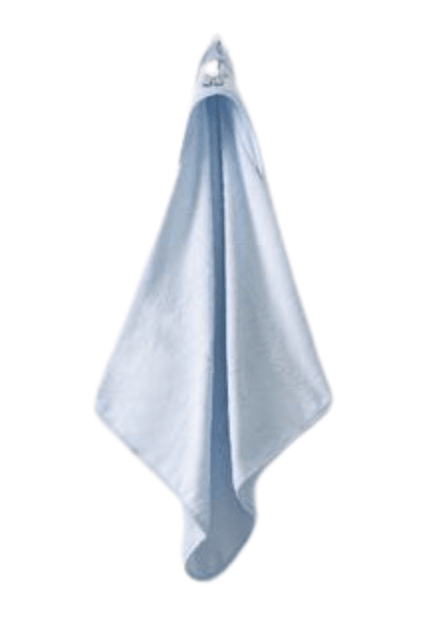 Бебешка хавлия за баня, син цвят