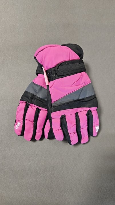Детски ръкавици за ски,розов цвят