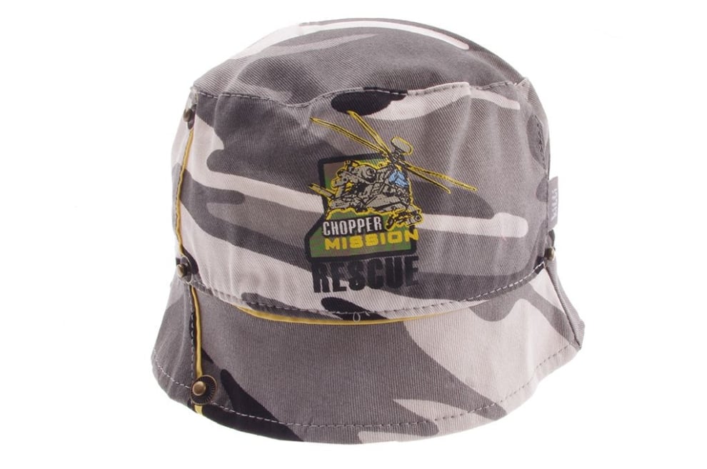 Детска шапка за момче, сив цвят