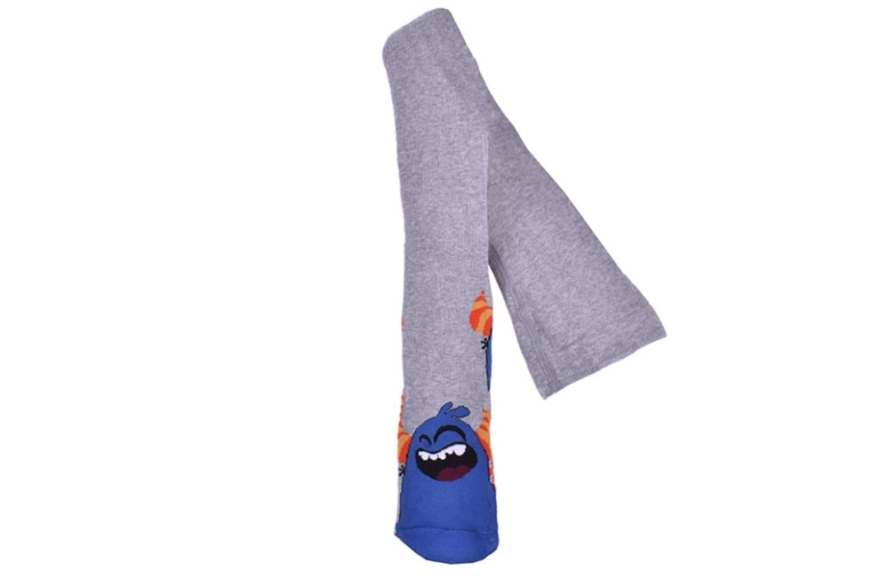 Детски чорапогащник за момче вата ,сив цвят