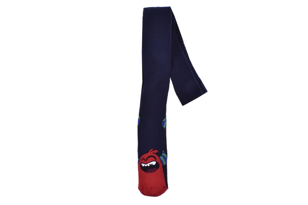 Детски чорапогащник за момче вата ,тъмно син цвят