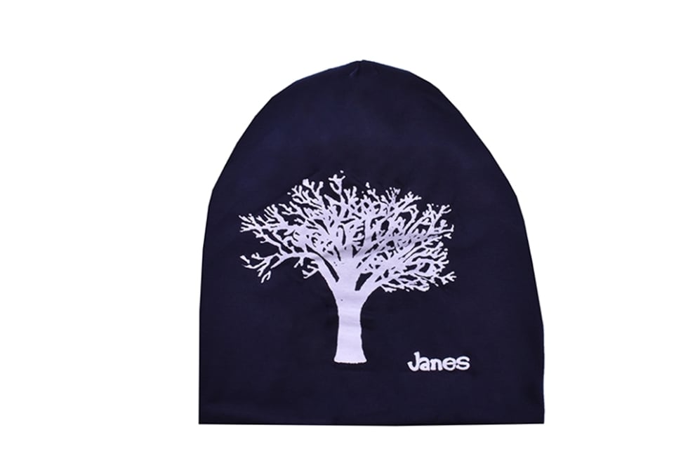 Детска зимна шапка, син цвят